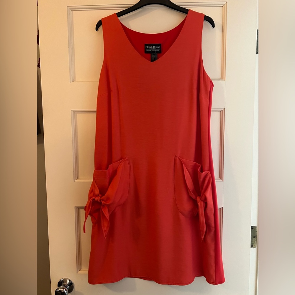 Orange dress by Frank Lyman